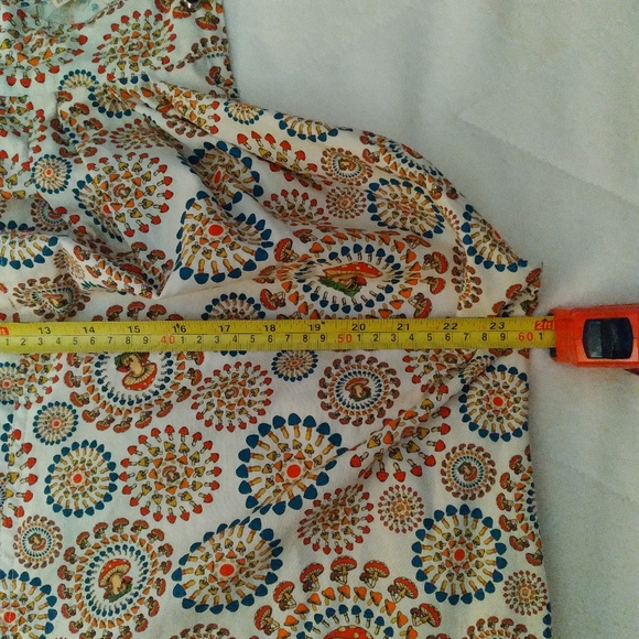 Darling Gypsy Rose mushroom overalls - Picture 4 of 4